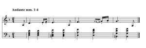 brahms op. 18 Andante mm.1-4 colloq Ex.4