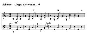 brahms op. 18 Scherzo mm. 1-6 Colloq Ex. 5